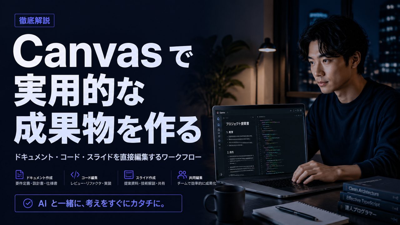 Canvas で実用的な成果物を作る