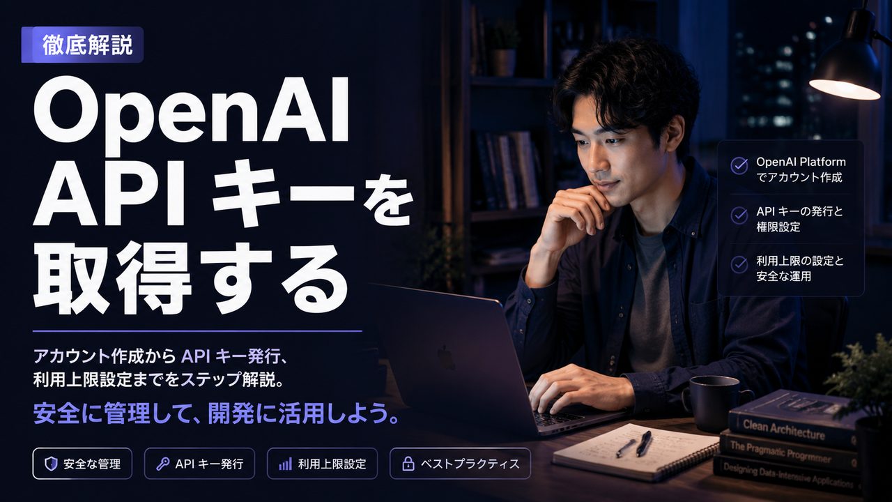 OpenAI API キーを取得する