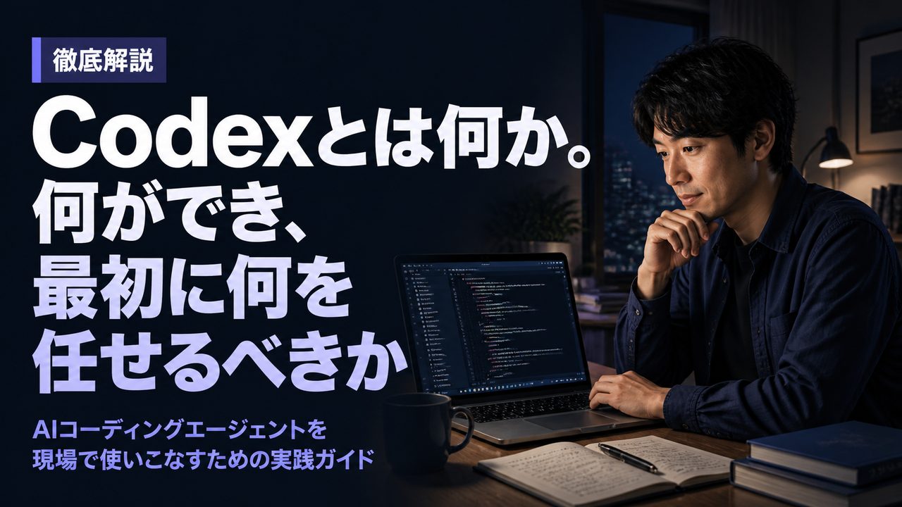 Codex 入門 — 何ができ何を任せるか