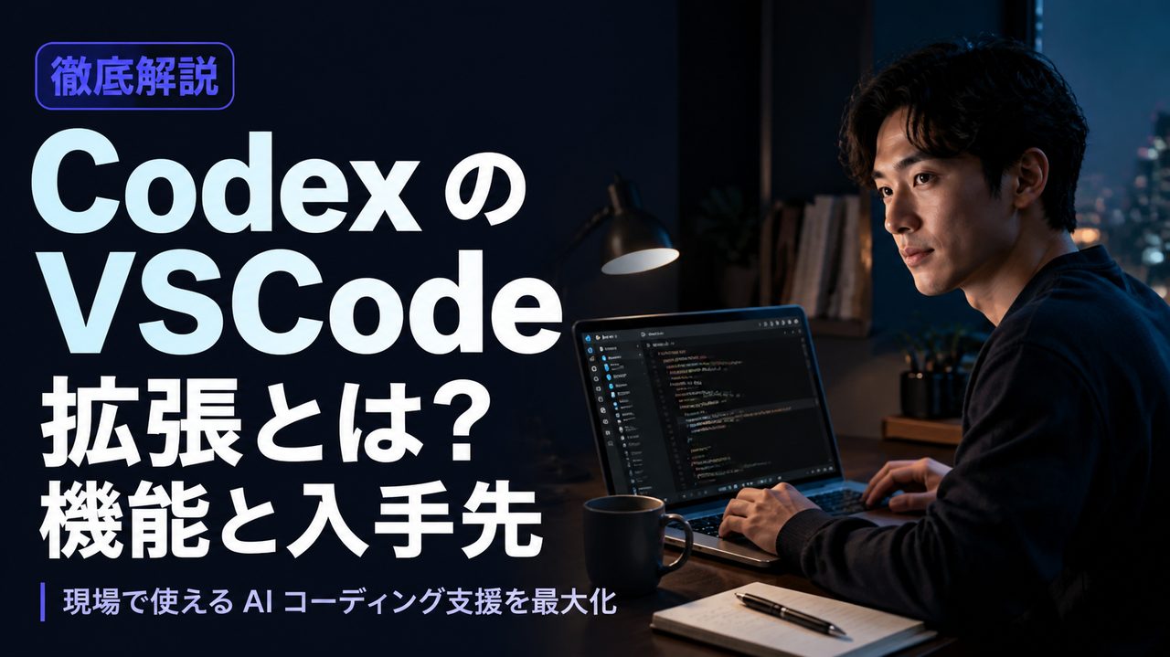 Codex の VSCode 拡張 — 機能とインストール方法