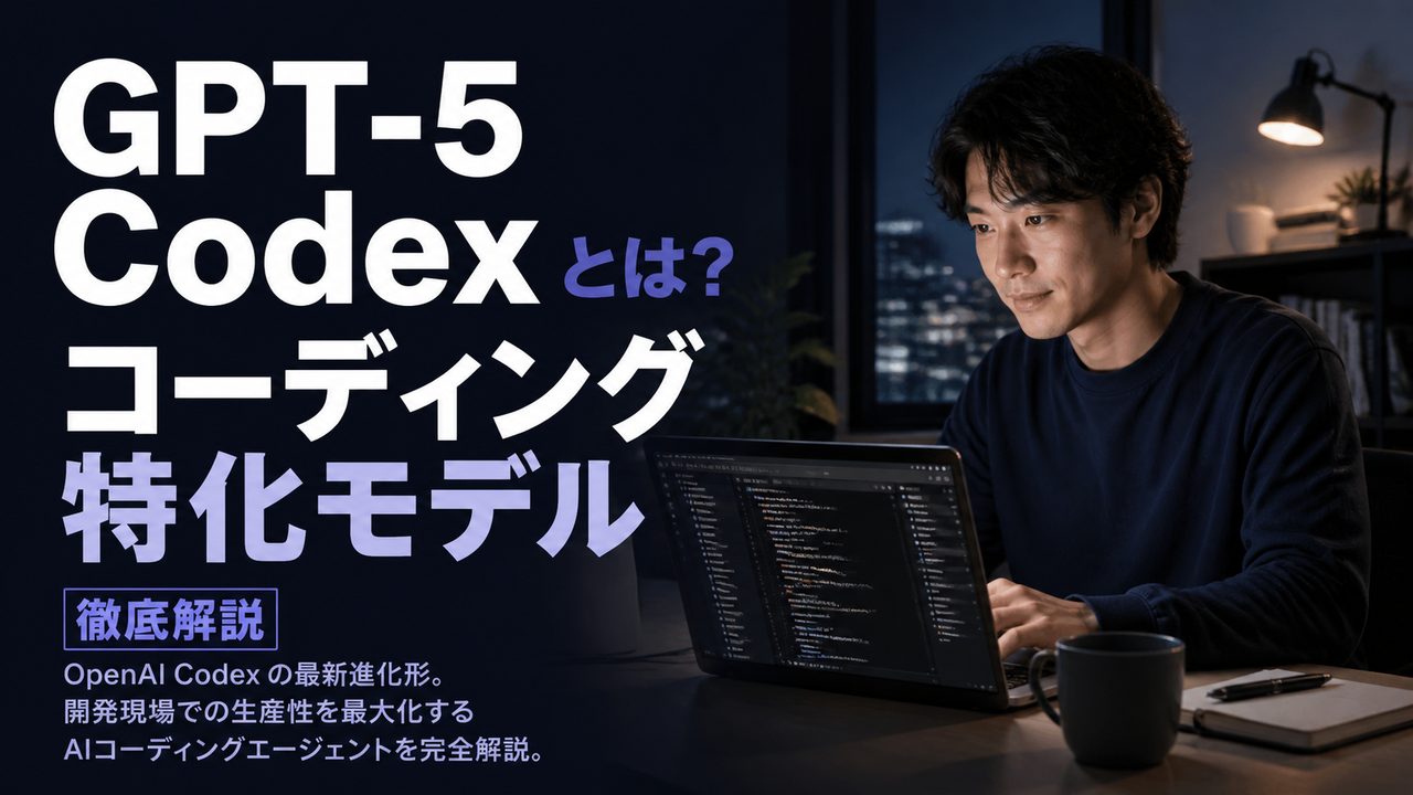 GPT-5 Codex とは — OpenAI のコーディング特化モデルファミリー